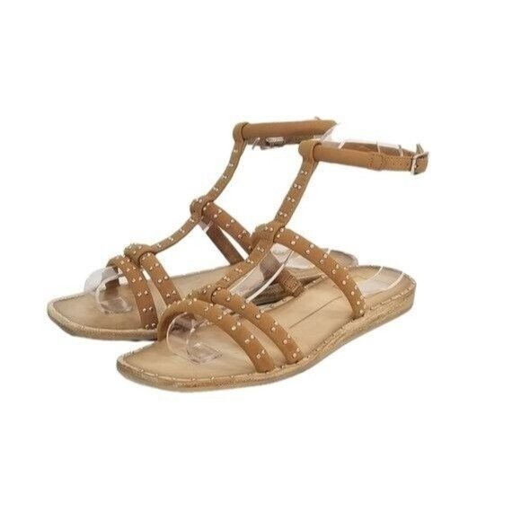 Dolce Vita New Kole Studded Gladiator Sandals in Brown Womens Size 7 - Picture 7 of 13